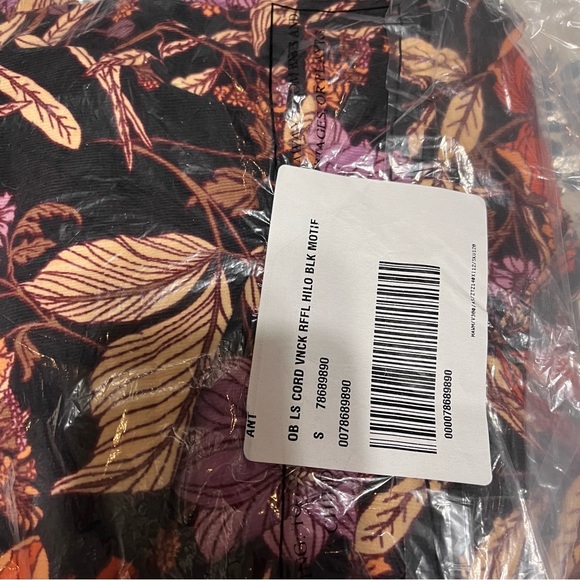 NWT Anthropologie Pilcro Tiered Floral Corduroy Dress S - Picture 15 of 16